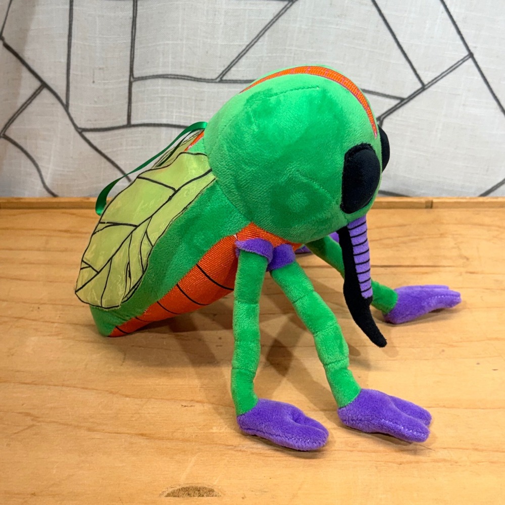 Alien Fresh Jerky Green Orange Insect Alien‎ Plush Stuffed Toy Souvenir 9 Inch